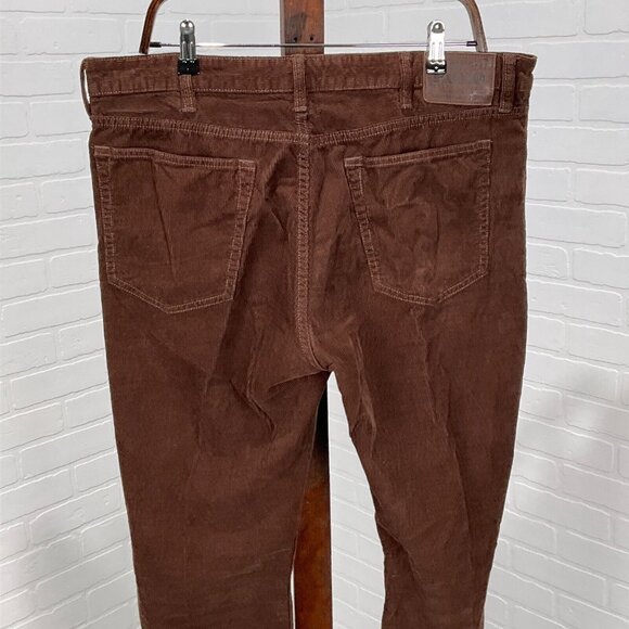 Polo Ralph Lauren Pants Mens 38Wx30L Act 27L‎ Brown Corduroy Cotton - Picture 4 of 13